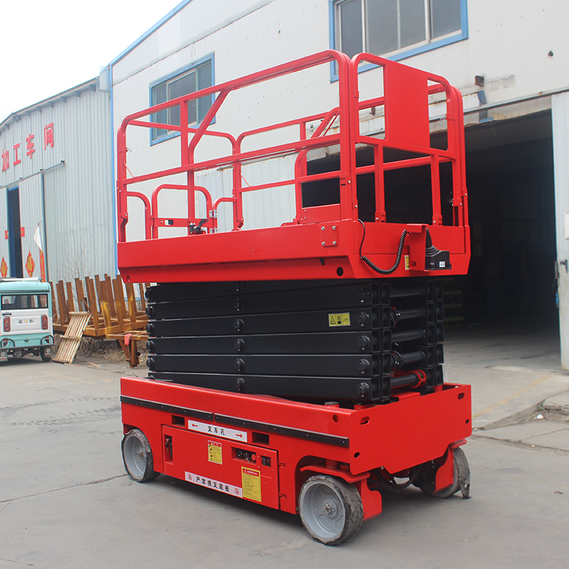 Industrial Scissor Lift With Synchronized Hydraulic Cylinder Smooth Lifting