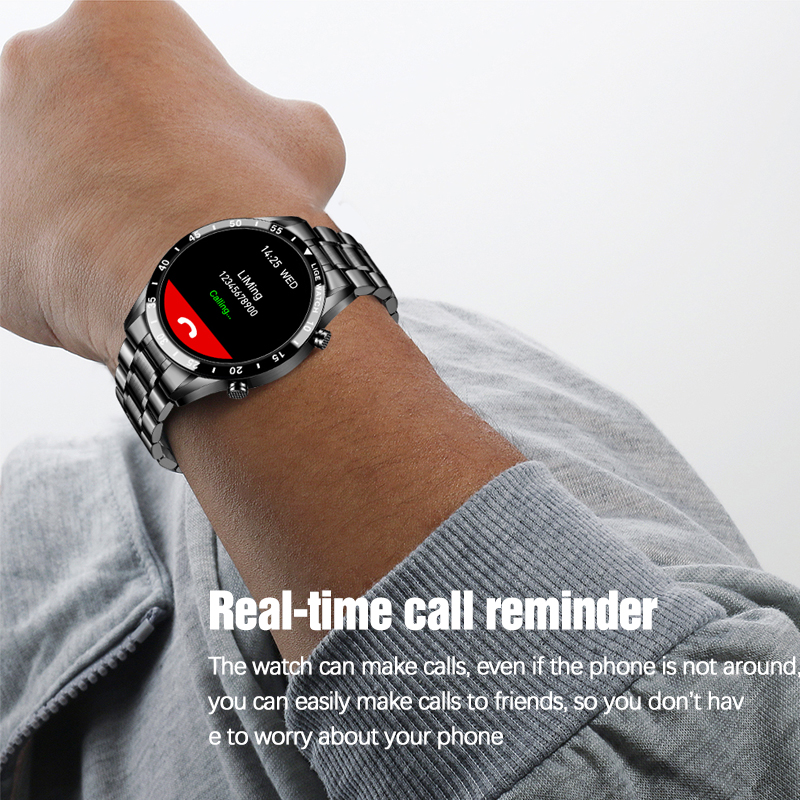 LIGE's new multifunctional smartwatch with Bluetooth calling, step counting, blood pressure, heart rate detection, waterproof watch