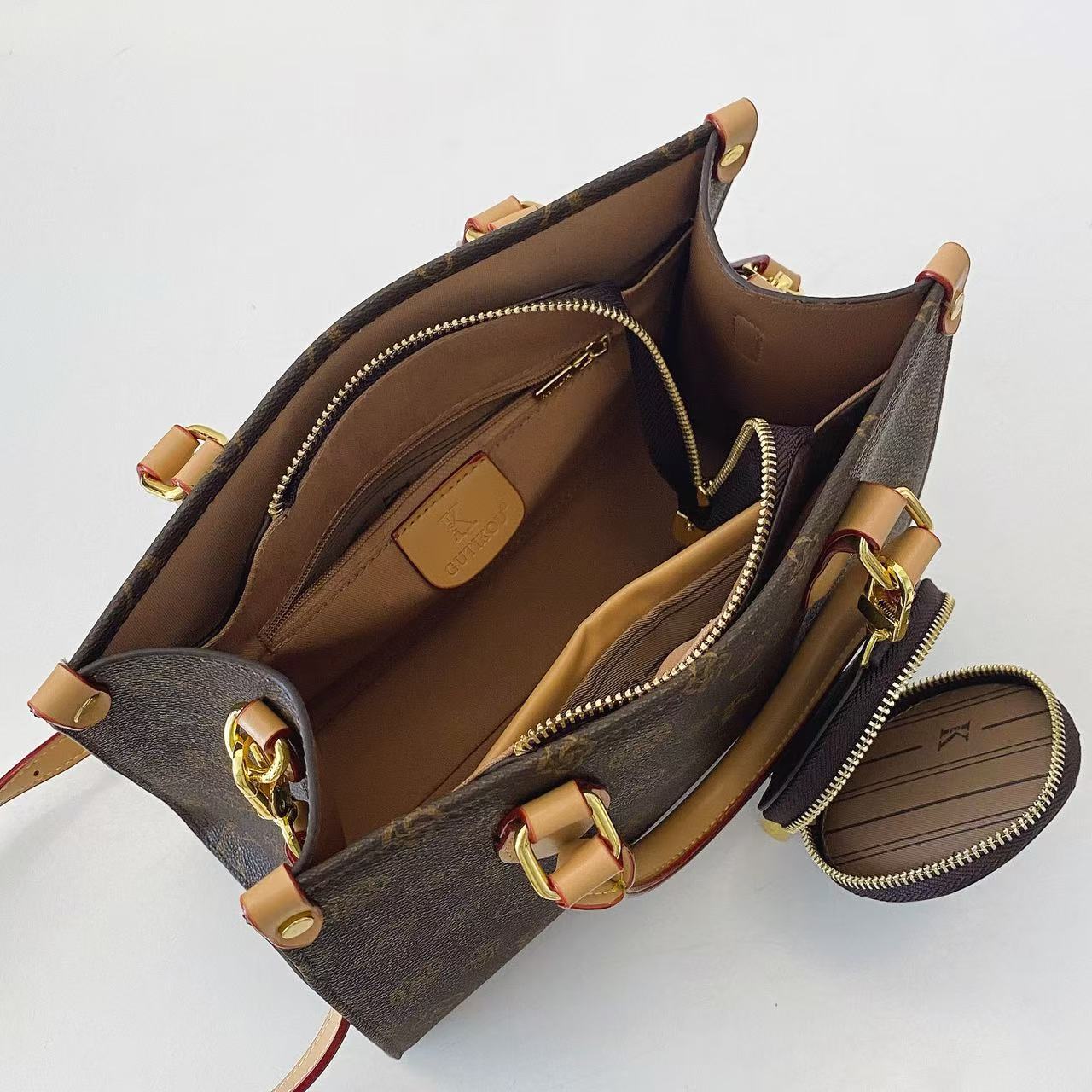2025 Designer Tote Bag for Women - Chic Crossbody/Shoulder Bag Set, Light Luxury Portable Purse with Free Shipping