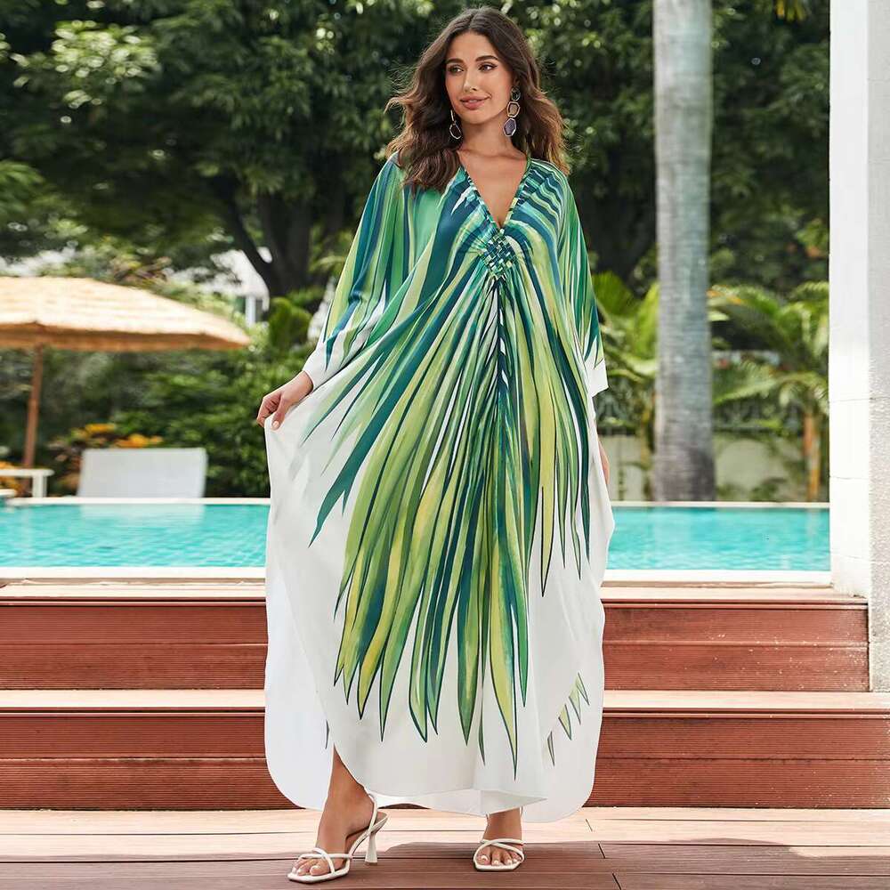 DHEssentials 2025 Holiday Robe Loose Swing Beach Covered Kaftan