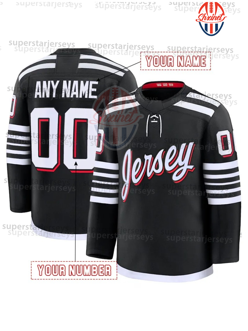 Custom Hockey Jersey Jack Hughes Hischier Bratt Meier Hughes Allen Stitched any Name any Number for Men Women Youth