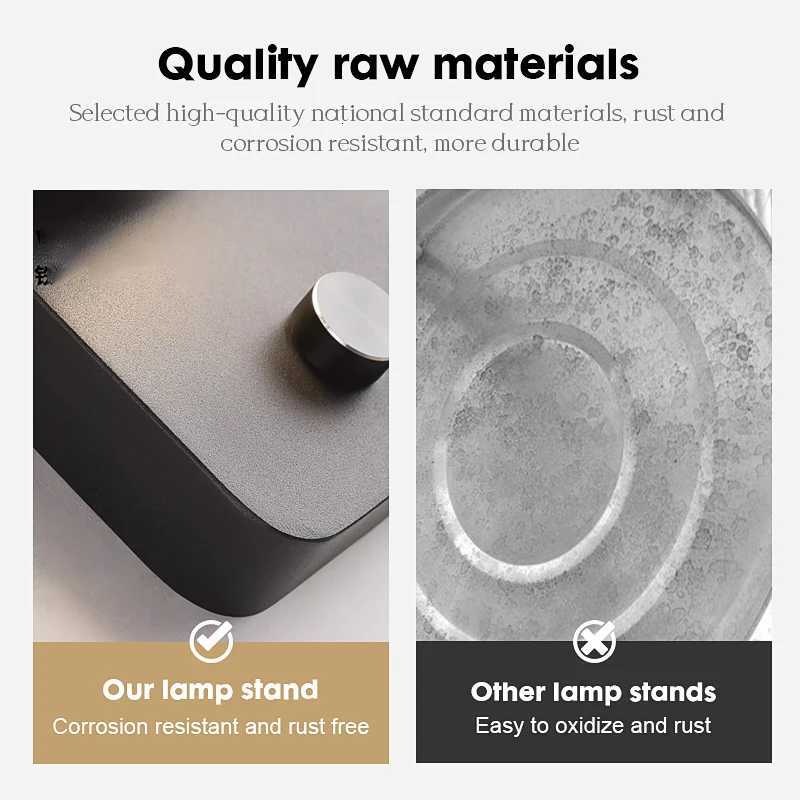 350 Degrees Adjustable LED Wall Light Aluminum Indoor Sconce Lamps Bedside Reading Lamp 10W Bedroom Light Home Decor Luminarie M251128