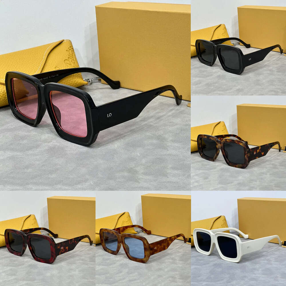 Fashion Luxury Sunglasses For Women Men Exquisite Designer Vintage Full Frame Driving Beach Shading UV Protection Polarized loewely Glasses Gift