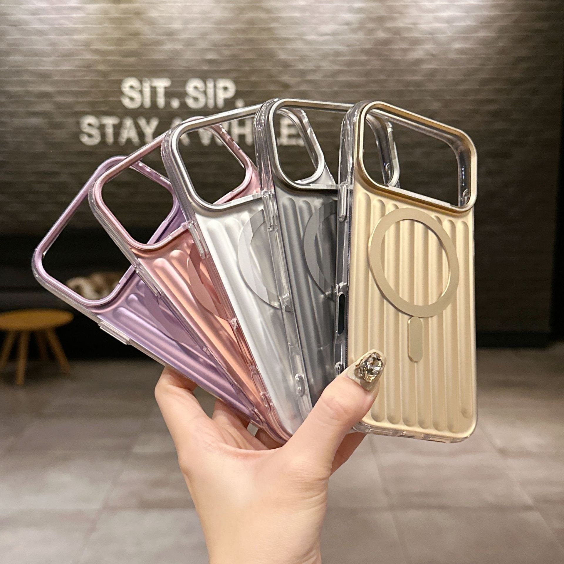 3D Luggage Phone Case Compatible with iPhone 17 Pro Max, Apple 16/15 Shockproof, Magnetic Charging