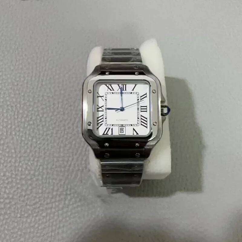 Custom Men's 904L Stainless Steel Automatic Mechanical Movement High Quality Blue Black White Rome Gold Bezel Watch 37.5MM