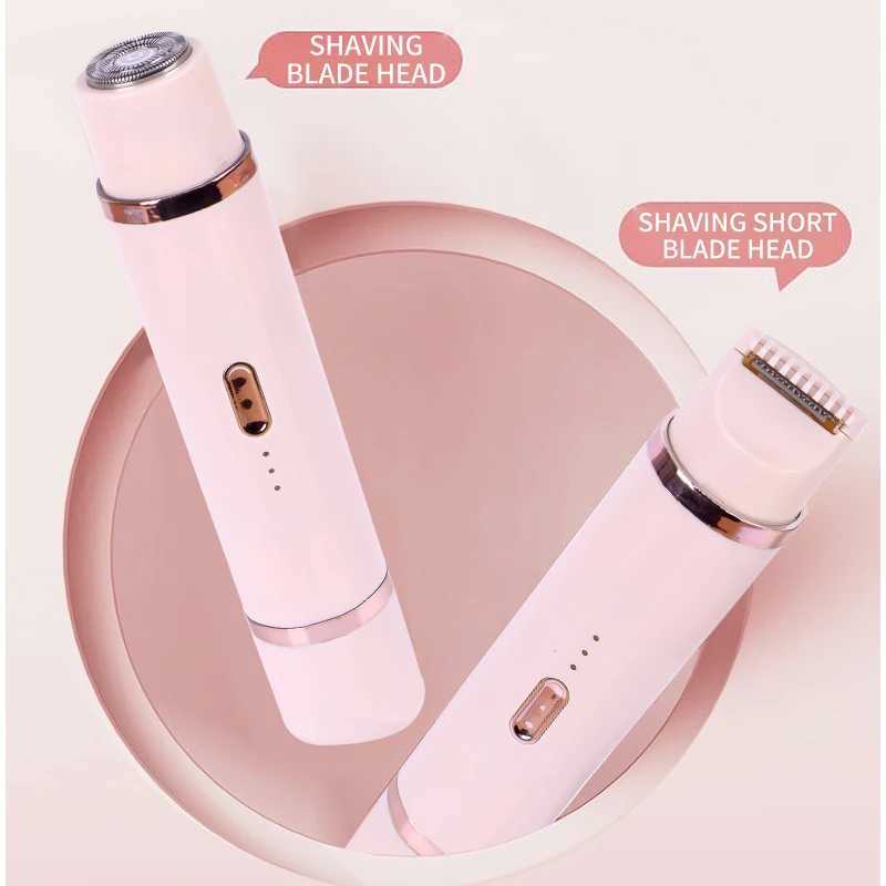2-in-1 Epilator Shaver for Women - Rechargeable Cordless Electric Hair Removal Device Full Body Painless Sensitive Skin Care C251128