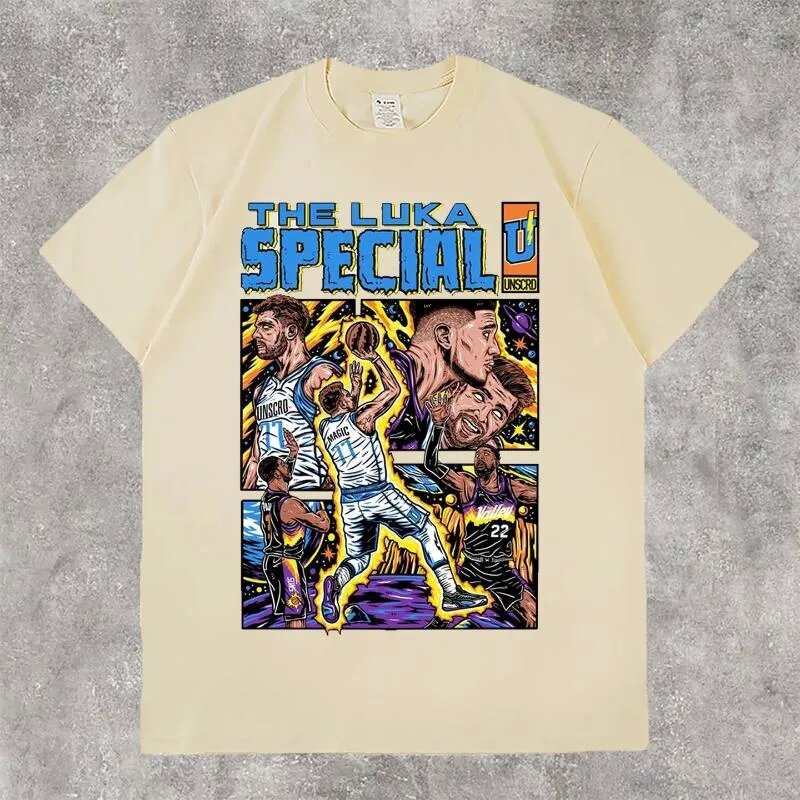 Basketball Graphic Print T Shirt Sports Men Women Hip Hop Streetwear Fashion Short Sleeve Classic T Shirt Unisex