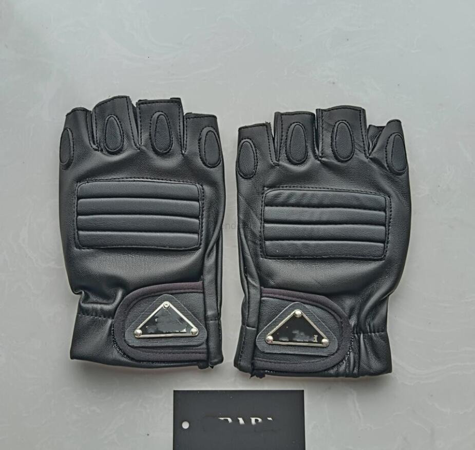 Five Fingers Gloves Classic Black Lace Gloves For Lady Outdoor Sunscreen Drive Mittens Jacquard Letter Elegant Mesh Glove Birthday Gift