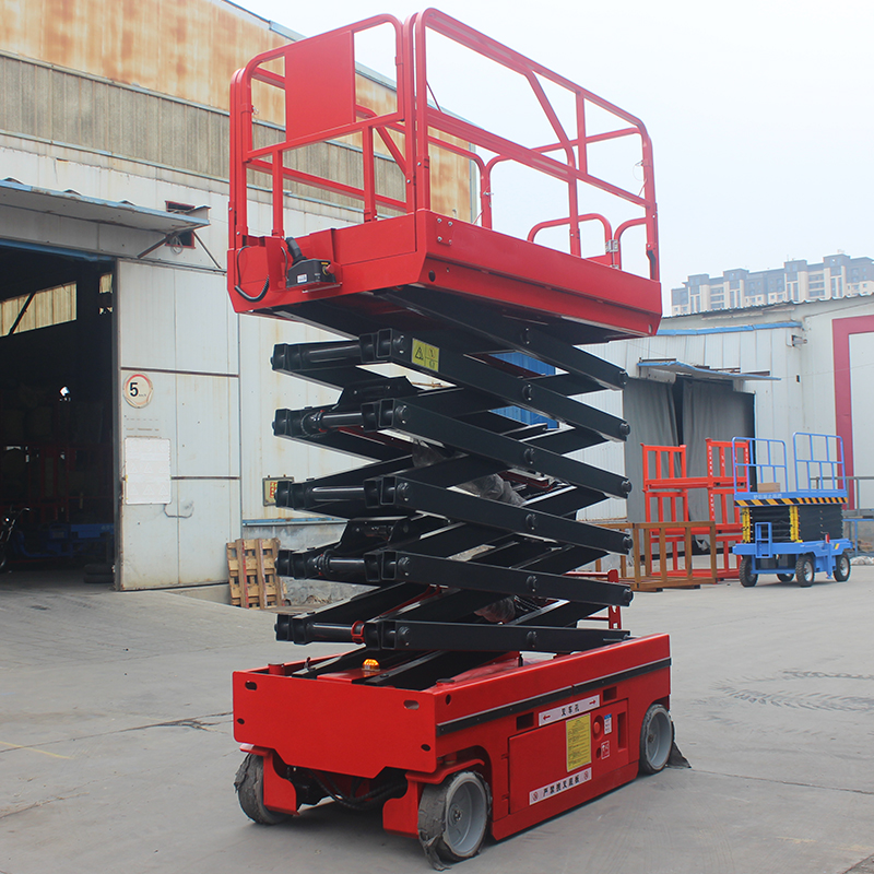Industrial Scissor Lift With Synchronized Hydraulic Cylinder Smooth Lifting