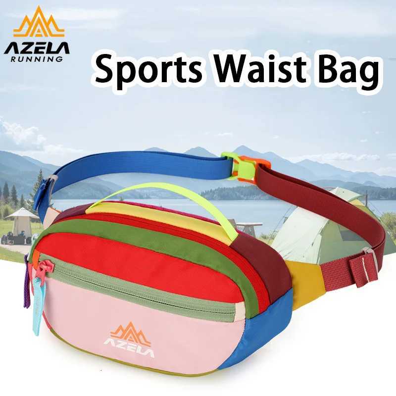 Unisex Outdoor Running Waist Bag Casual Sports Crossbody Bag Large Capacity Oxford Cycling Chest Bag Lightweight Hiking Waist BaT251128