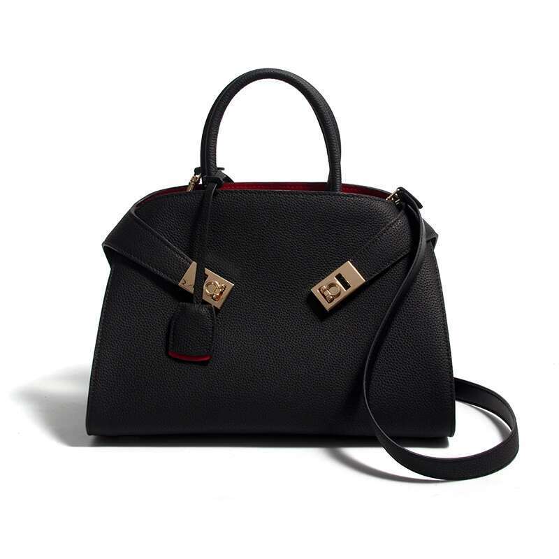 Genuine Handbag Hug Pillow Top Layer Leather Advanced Feeg 2025 New Model Fashion Temperament Boston Bag