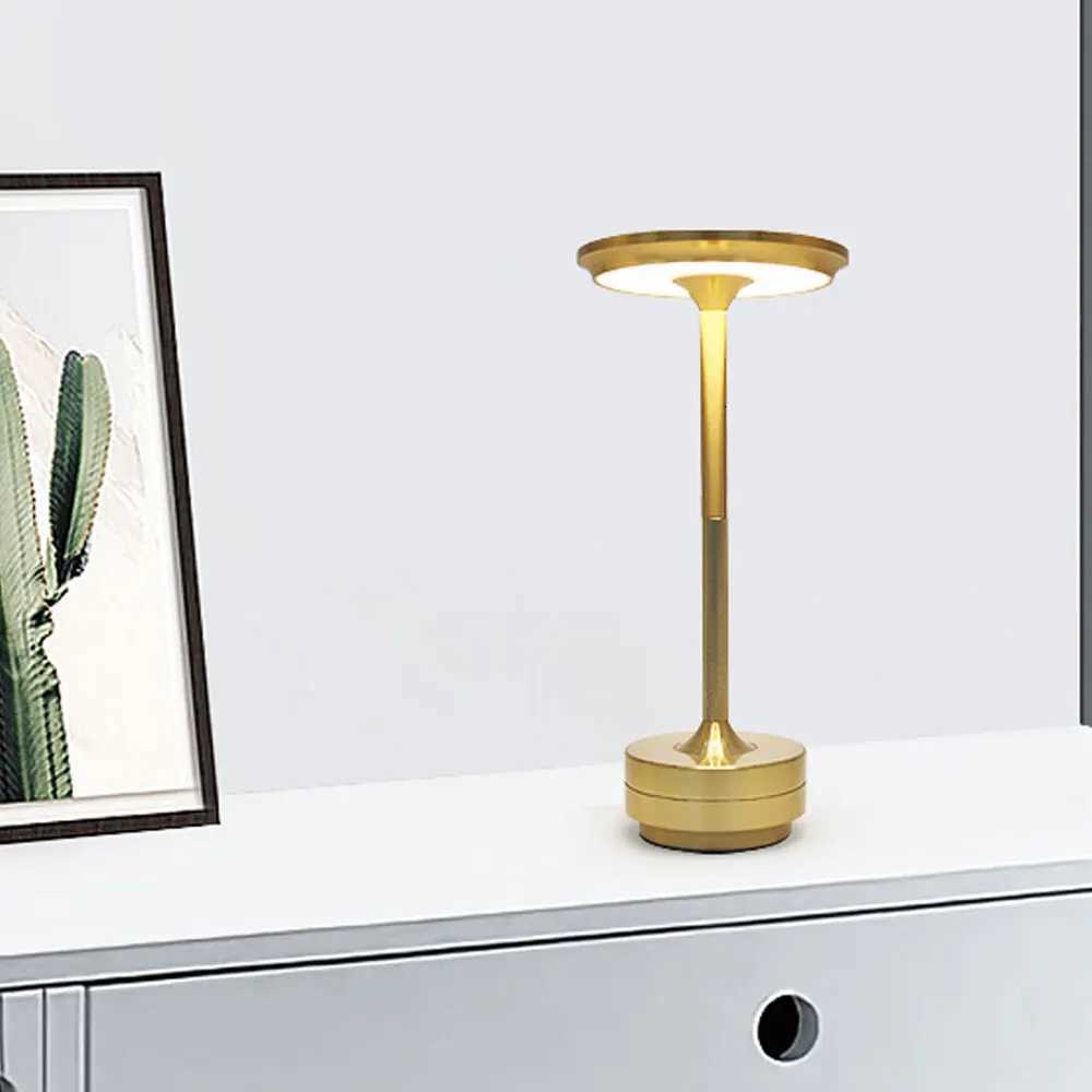 LED Rechargeable Touch Desk Lamps Night Light Table Lamp Cafe Bedroom Bar Modern Minimalist Decoration Bedside Table Lamps Gifts M251128