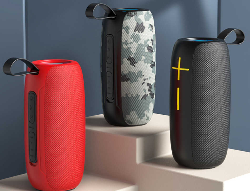 New Bluetooth speaker, suitable for outdoor activities, IPX6 waterproof, multi-mode audio with vibrant colors Z251128