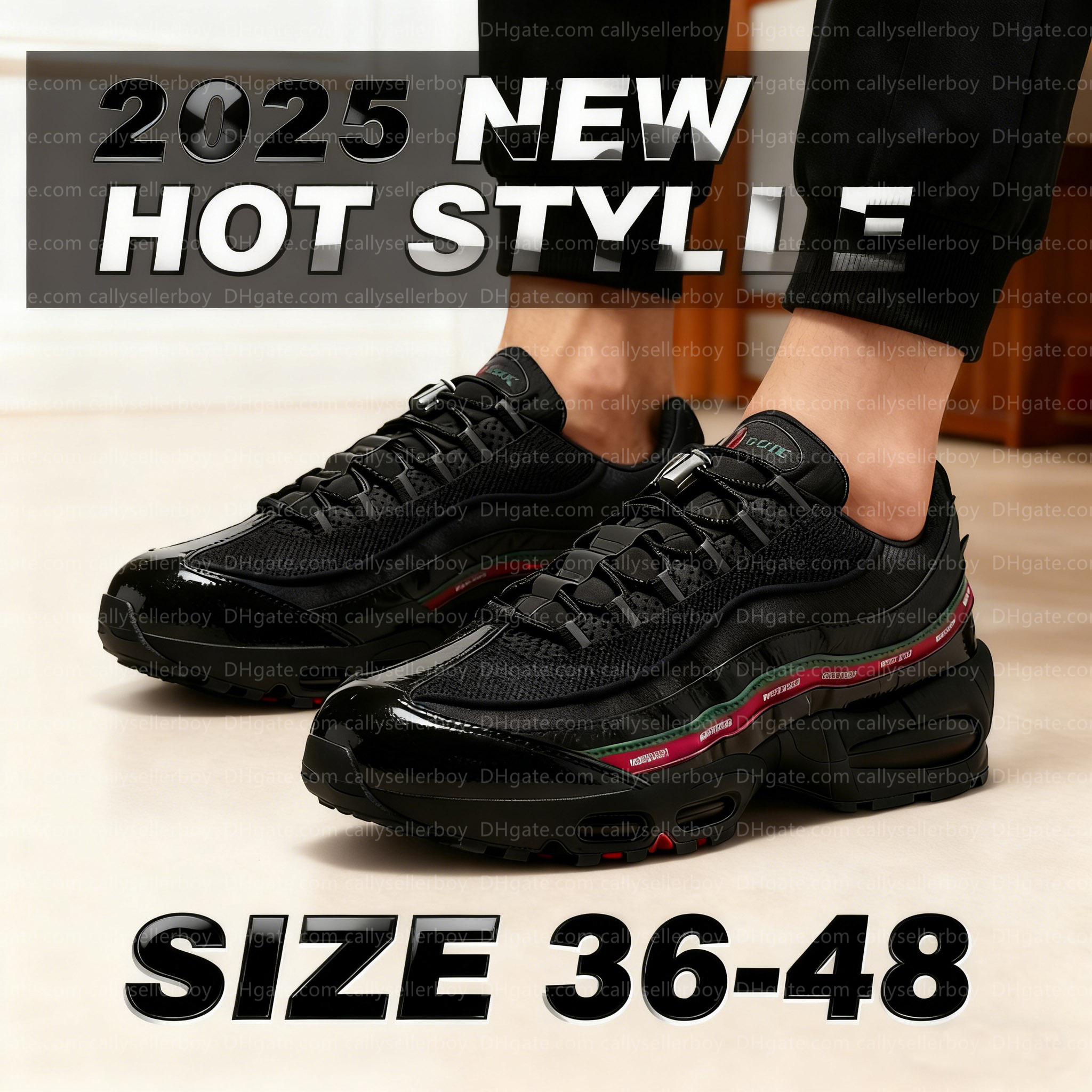 With Box 95 Designer Shoes UNDEFEATED 95s Black Sail Joey Denim Blue Green Gusto Sneakers woman men woman man size 48