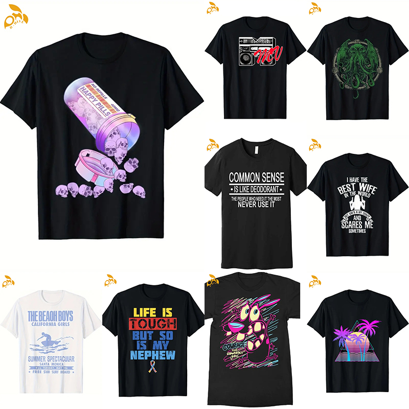 Free Shipping Designer Oversize Men's Women's shirt Short Sleeve Round neck Professional Customized tees outdoor breathable cotton printed