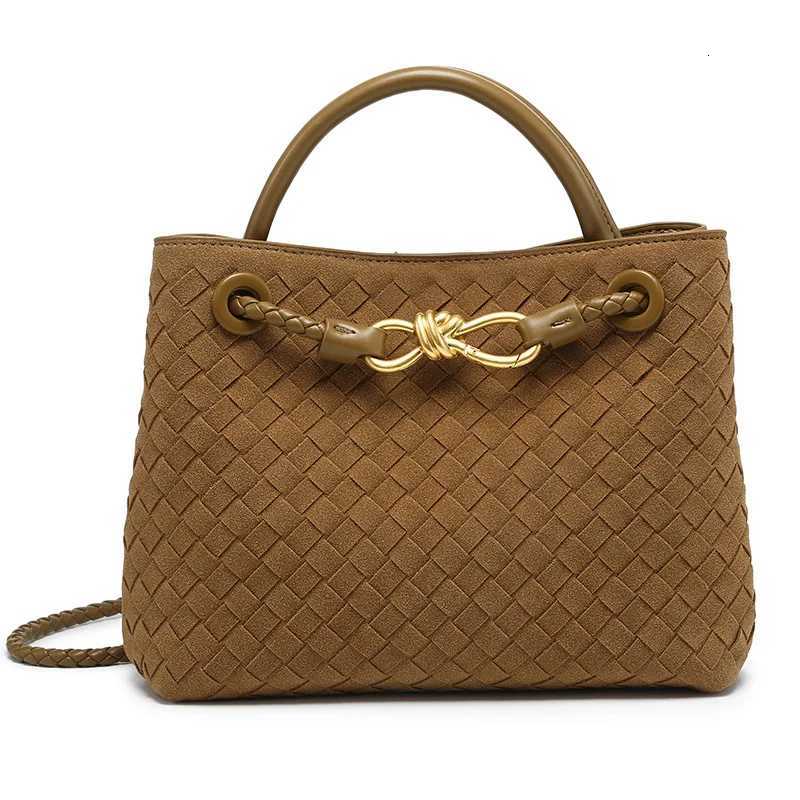 New matte woven bag handbag metal butterfly tote bag messenger womens bag K251128