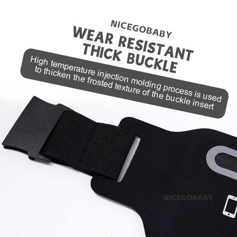 Sports waist pack Multi-functional outdoor running mobile phone mens and womens fitness waterproof invisible pocket ultra-thinT251128