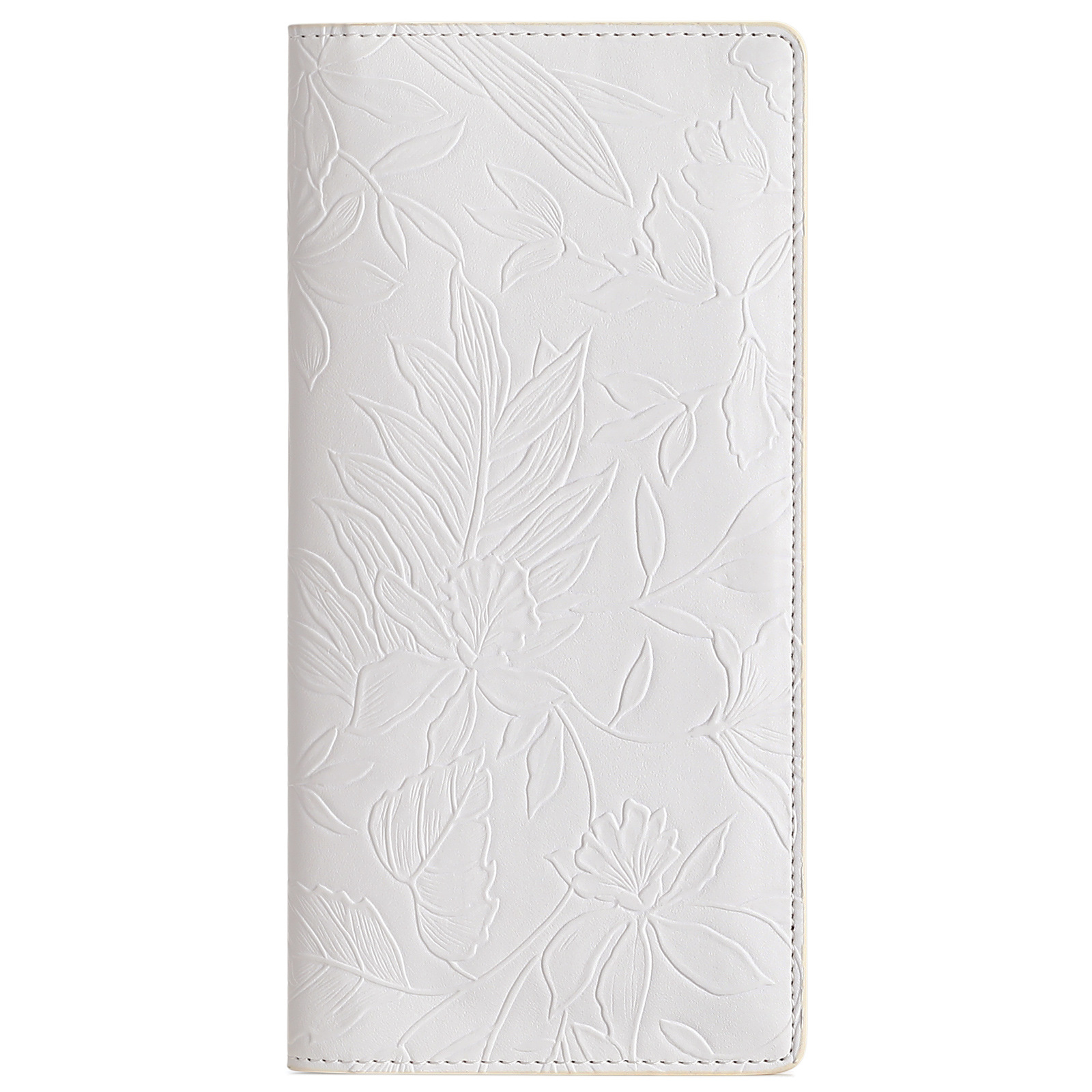 Wallets Women's Long Bifold Wallet - 11 Card Slots, 3 Cash Compartments & ID Window (Leather, Gray)