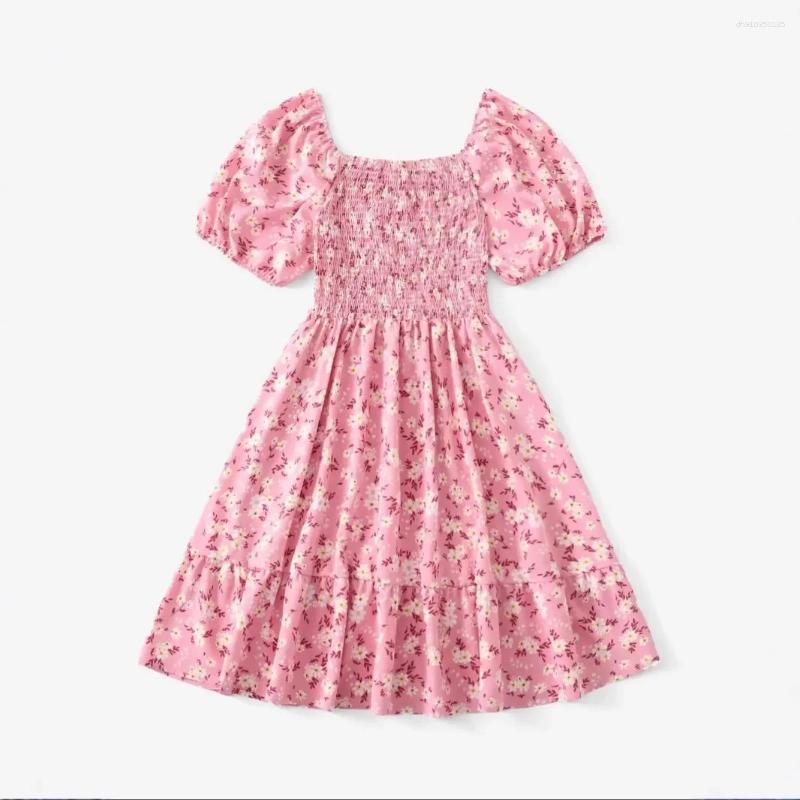 Plus Size Dresses Princess Sleeve Sweet Waist Cinched Slim Floral Dress 2025 Large Womens Fashionable Elegant Skirt F...