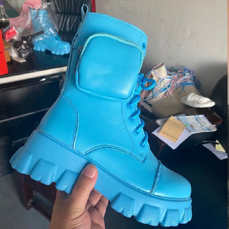 Mid-calf short boots for women, trendy new, British style retro versatile fashion, handsome leather boots short boots factory direct.