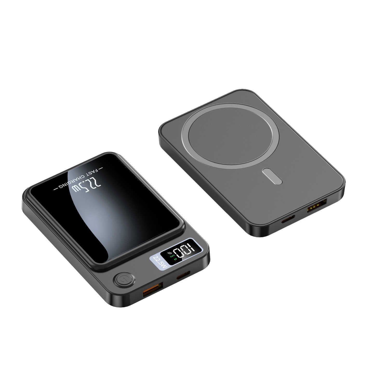 10000mAh Wireless Magnetic Qi Power Bank Mini Portable Spare Battery Type C Fast Charger For Iphone Samsung Macsafe 2024 NewCL240808