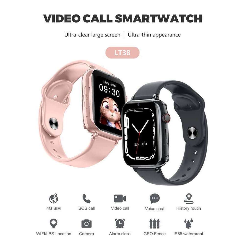 For XIAOMI Watches Call Kids Smart Children GPS SOS Waterproof Smartwatch Clock SIM Card Location Tracker Child Watch