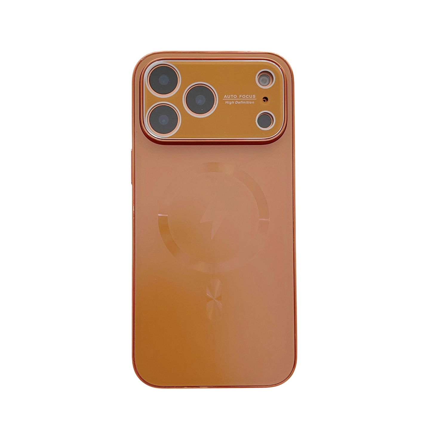 Electroplated Magnetic Phone Case iPhone 17 Pro Max Compatible with Apple 16/15 Full Coverage High-end Protective Case