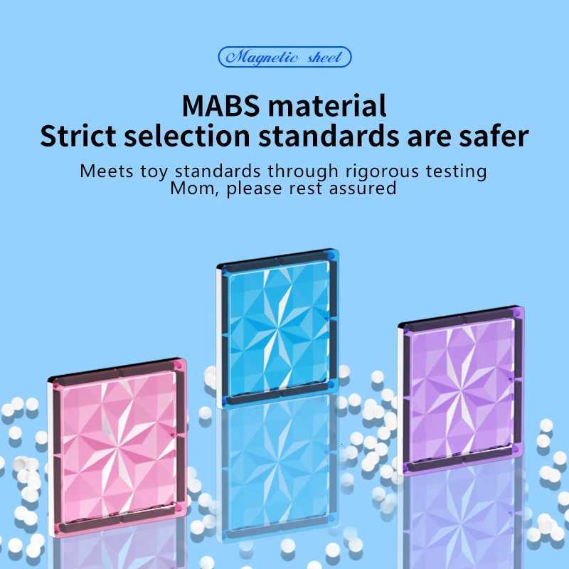Kids Toys Magnetic Tiles Frozen Set Classroom Essentials Toddler Magnet Building Toys Preschool Montessori Learning Games for Y251128