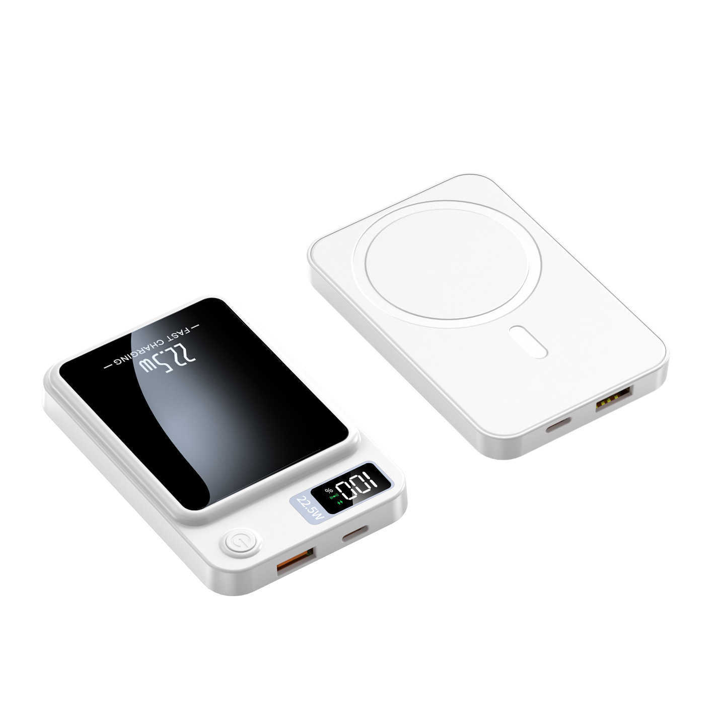10000mAh Wireless Magnetic Qi Power Bank Mini Portable Spare Battery Type C Fast Charger For Iphone Samsung Macsafe 2024 NewCL240808