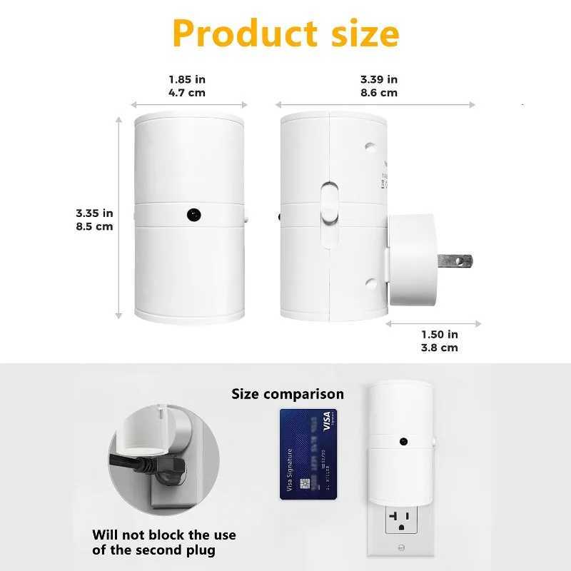 Night Light Plug-in Wall Mounted with Dusk To Dawn Sensor Adjustable Brightness Suitable for Corridors and Stairs M251128
