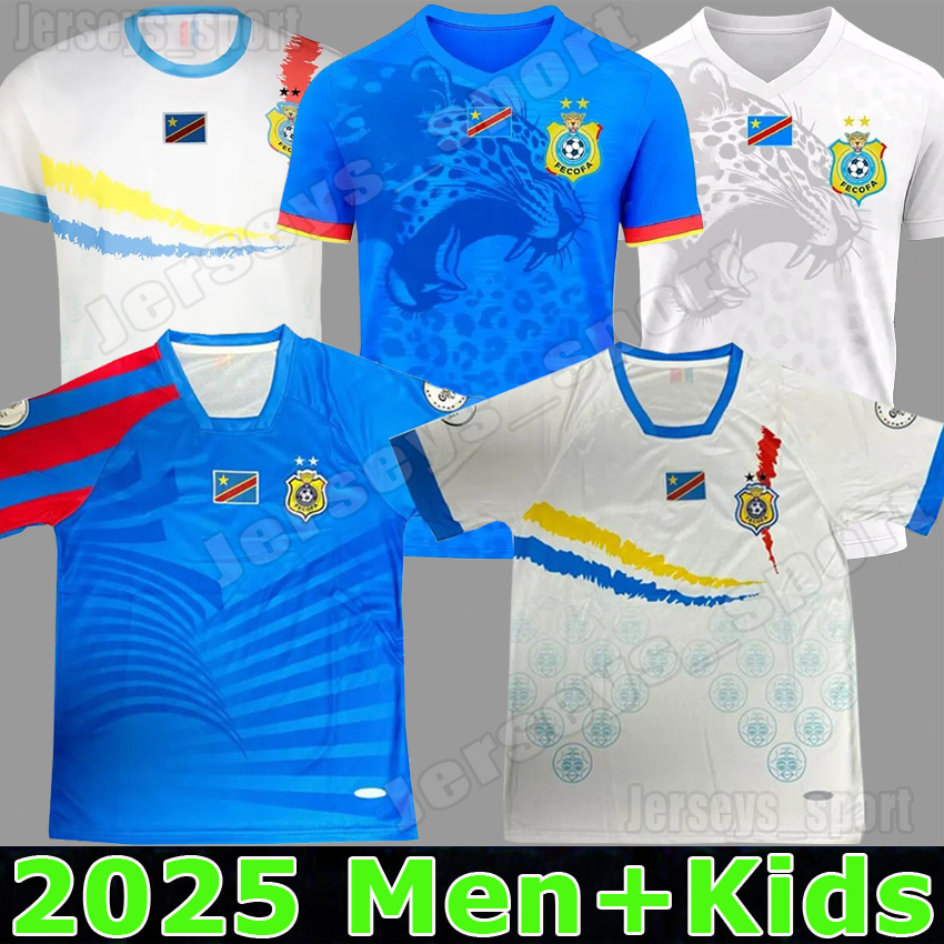 25 26 DR Congo national football team Soccer Jerseys BAKAMBU M.ELIA T.BONGONDA MBUKU MAYELE Player Version Football Shirts 2025 2026 KAYEMBE PICKEL MUKAU Men Uniforms