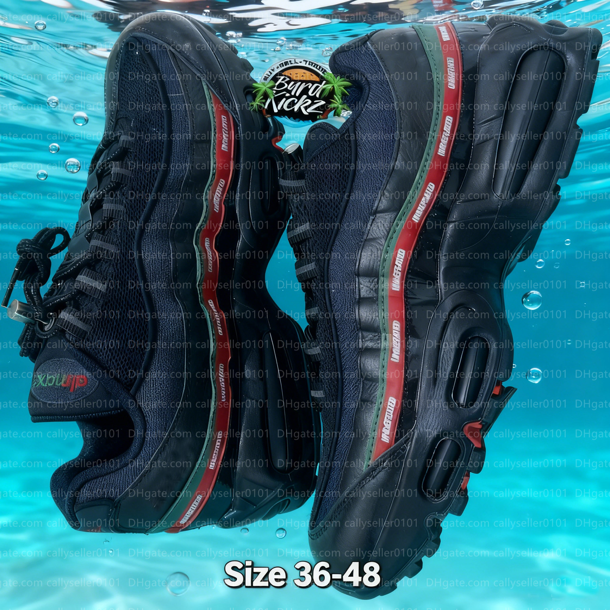 Size 48 With Box OG 95 Designer Shoes 95s Sneakers Black Neon Topographic Melon Tint men women woman man US14