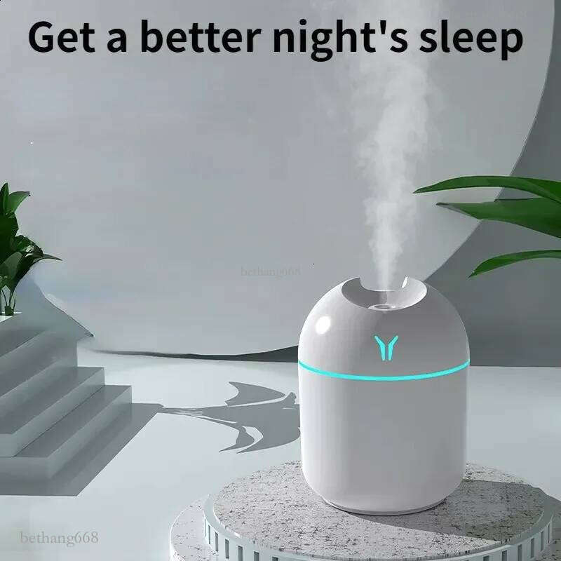 250ML Humidifier Mini Aromatherapy Humidifiers Diffusers For Home Romantic Light USB Essential Oil Diffuser Car Purifier Air 240731