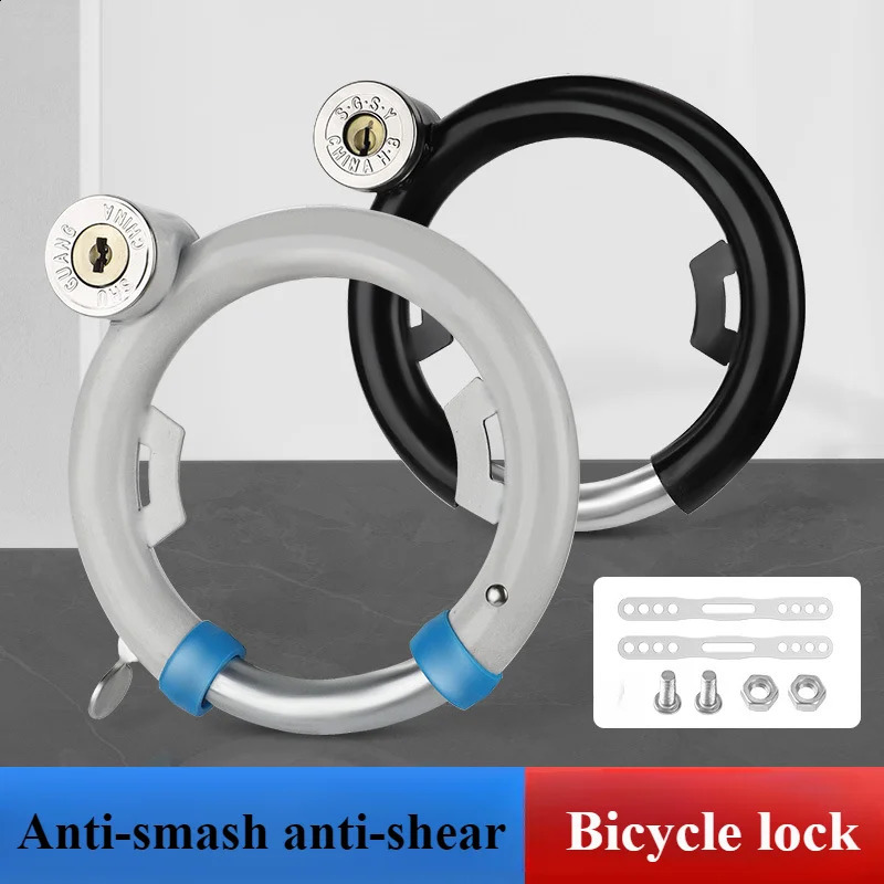 Bicycle lock anti-theft lock mountain bike electric car battery car lock circular lock outdoor bike lock accessories 250420