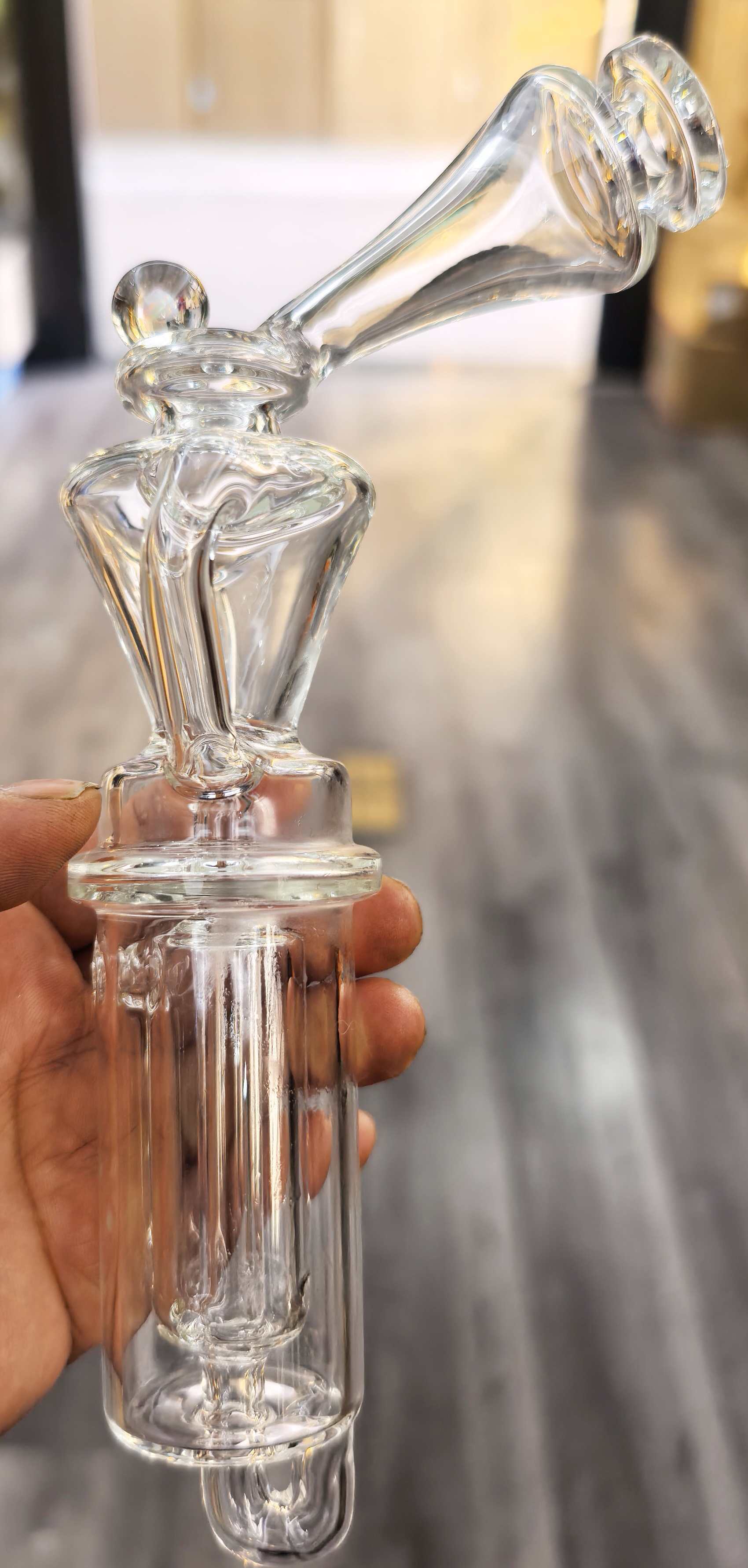 anguschencgen Completely transparent with opal Double reflux glass dsilver vortex Doctor Dabber switch 2 stock RBR for real use suitable for machines