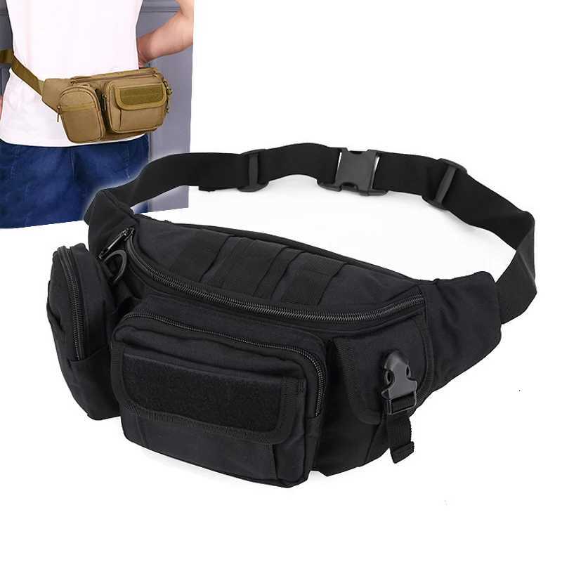 Men Waist Fanny Pack Hip Bum Belt Bags Military Assault Nylon Sports Climb Travel Hiking Male Combination Sling Chest BagT251128