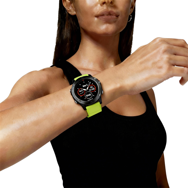 QuickFit Watch Band for Garmin Fenix E 8 AMOLED Solar 51 47mm 7 7X Pro 6 6X/Epix 26/22mm Sports Silicone Official Strap
