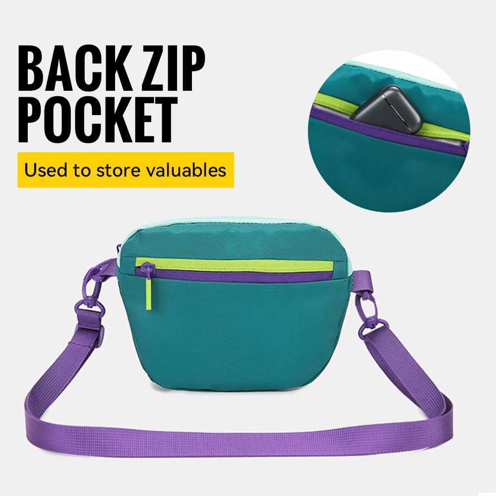 WRELS Casual Crossbody Bag Sports Travel Shoulder Bag Large Capacity Adjustable Fanny Pack Multi function Outdoor Hiking WalkingT251128