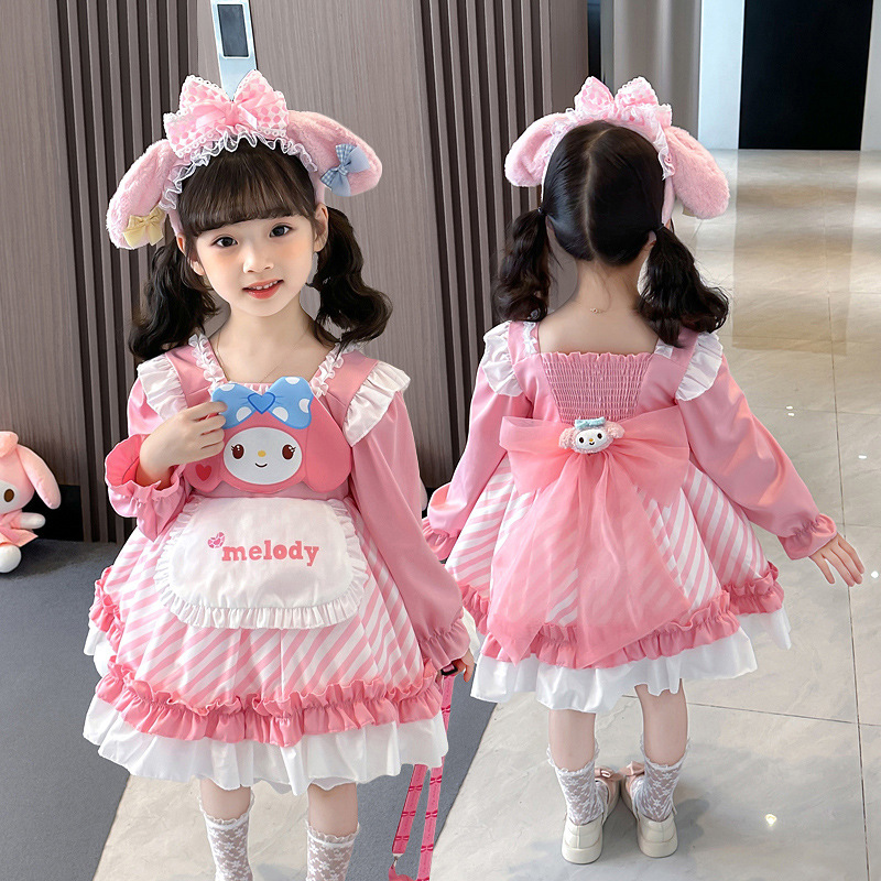 Disney princess dress A-line skirt beach dress birthday outfit dress baby designer clothing girls skirt children's clothing spring autumn skirt p
