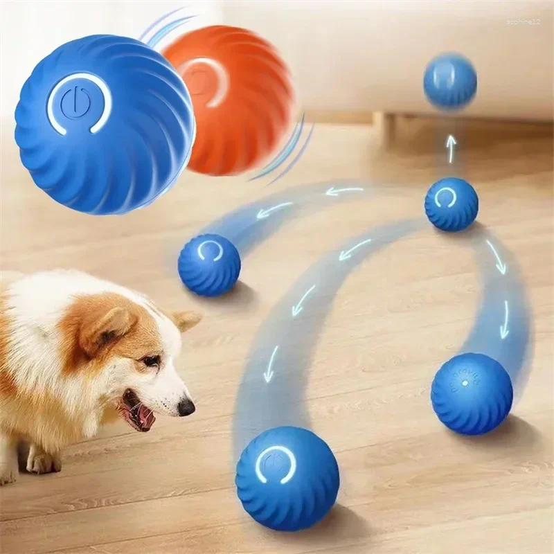 Smarts Dog Toy Ball Electronic Interactive Pet For Dogs USB Automatic Bouncing Puppy Birthday Gift Cats Products Accessories