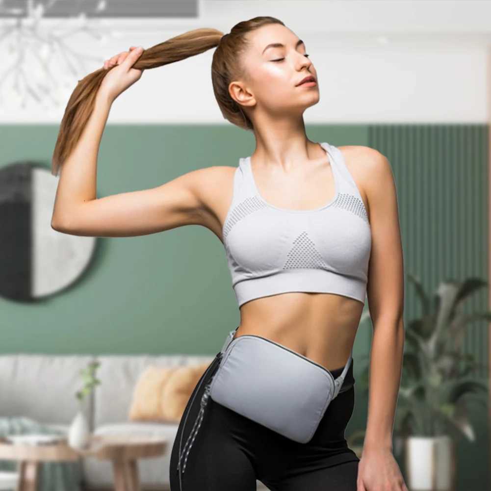 Sport Waist Bag Women Fanny Pack Wide Belt Handbag Shoulder Bag Wallet Pouch Portable Phone Gym Jogging Cross-Body PocketT251128