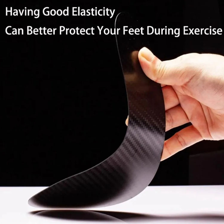 sport carbon plate insole men women unisex shoe pad high elastic shock carbon fiber insole high quality