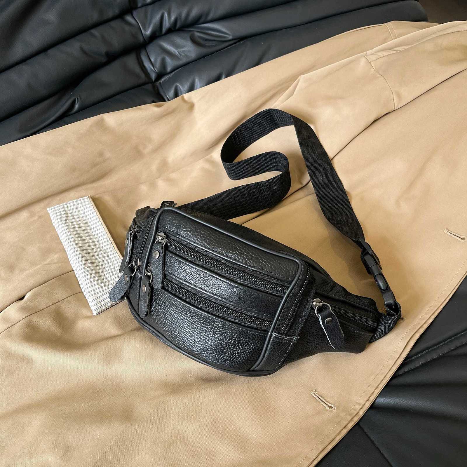 Leather Waist Bag Women Fashion Casual Fanny Pack Bag Fashion Chest Bag Single Shoulder Crossbody Bag Travel Mobile Phone BagsT251128