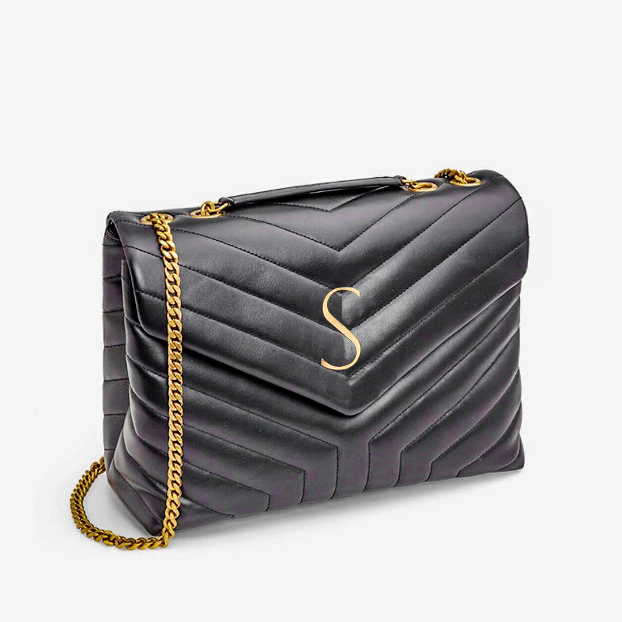 Womens chain quilted flap LOULOU envelope Designer bag tote Vintage men cowhide leather Clutch purse Luxurys Shoulder bags lady Crossbody Even handbag satchel bags
