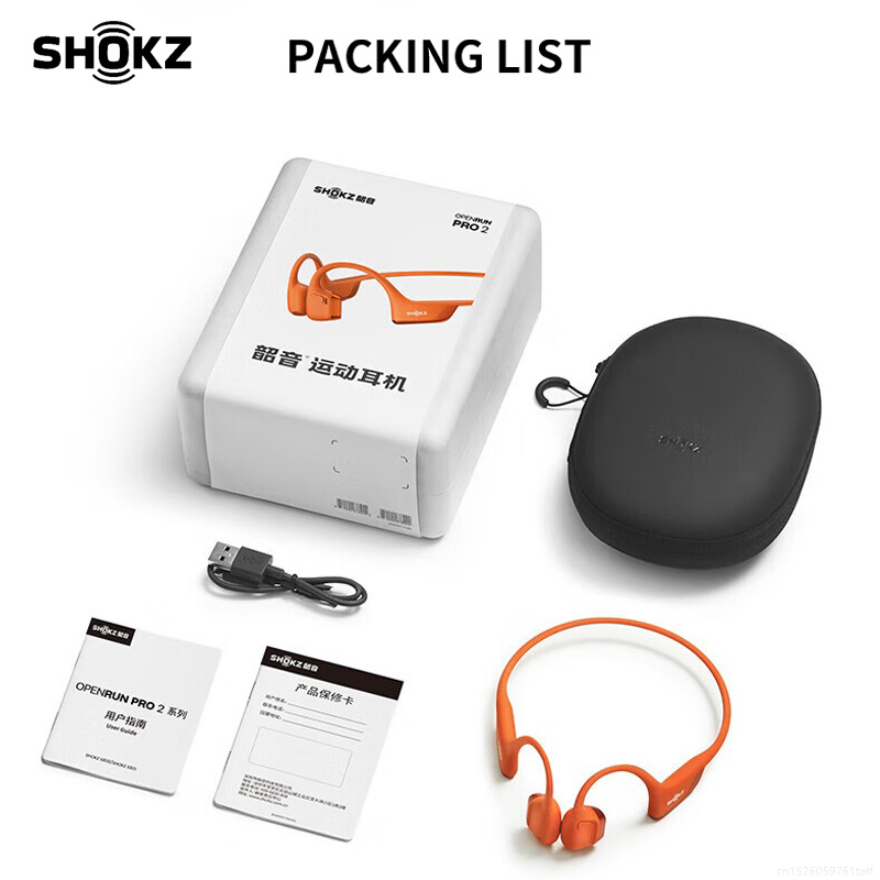 SHOKZ OpenRun Pro 2 S820 Bone Conduction Headphones Wireless Bluetooth 5 3 Earphones Noise Reduction Open Cycling Music Earbuds - view 8