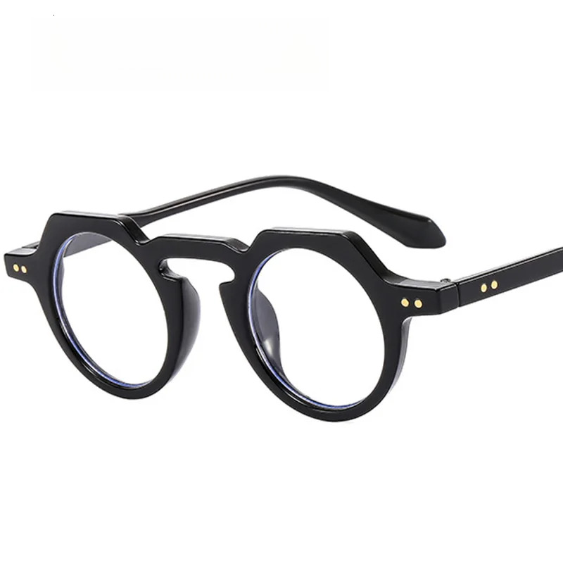 Luxury Brand Designer Blue Light Filter Reading Glasses Men Ultralight Clear Round Vintage Eyeglasses Women Farsighted Eyewear