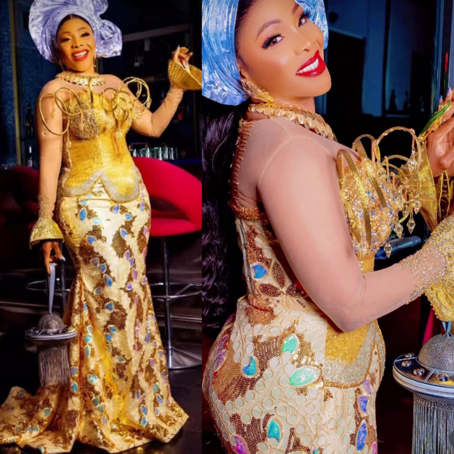 Gold Aso Ebi Mermaid Prom Dresses 2026 Beaded Rhinestones Lace Sparkly Evening Formal Party Second Birthday Engagement Gowns Plus Size Dress For Speci