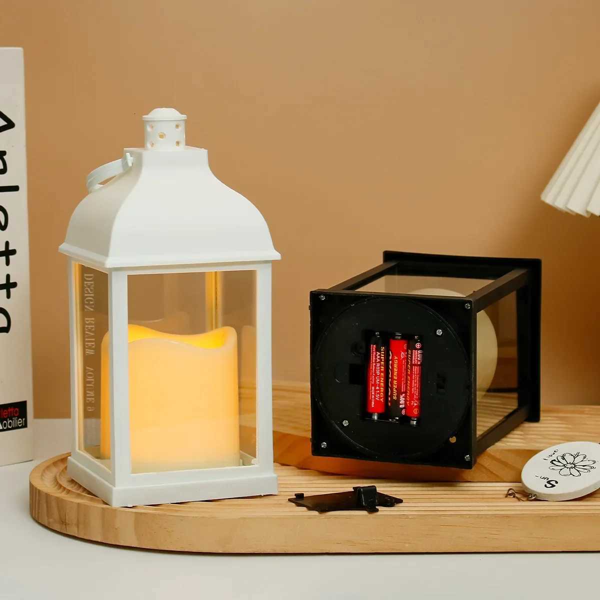 Portable LED Candle Lamps Night Camping Tent Lanterns Outdoor Garden Desk Holiday Atmosphere Retro Night Light Decorative Lamps M251128