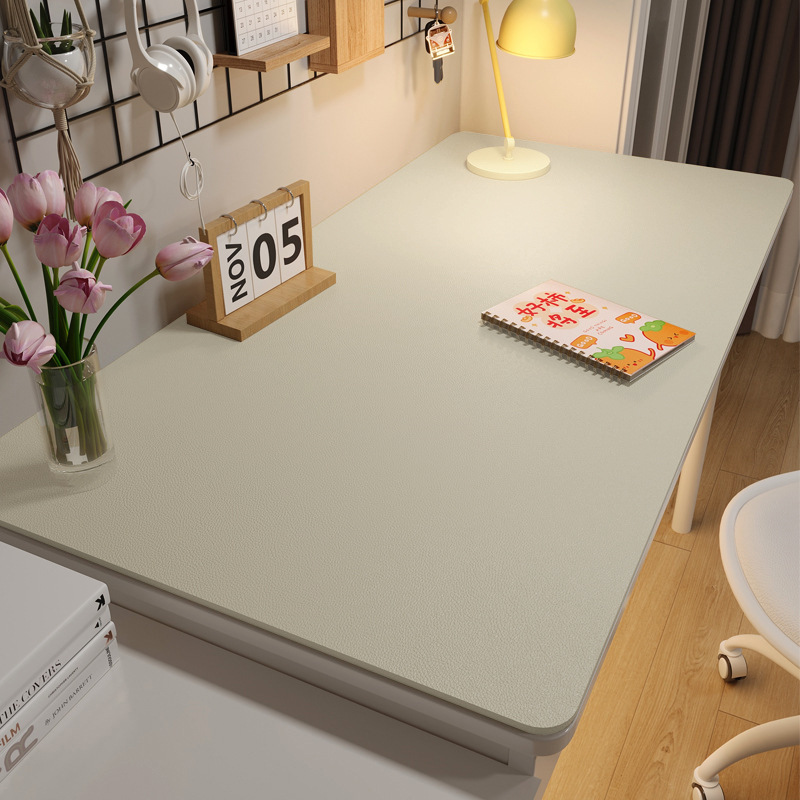 A850 ring protection eye desk mat student leather solid color coffee table mat oil-proof table cloth learning computer desk mat non-slip