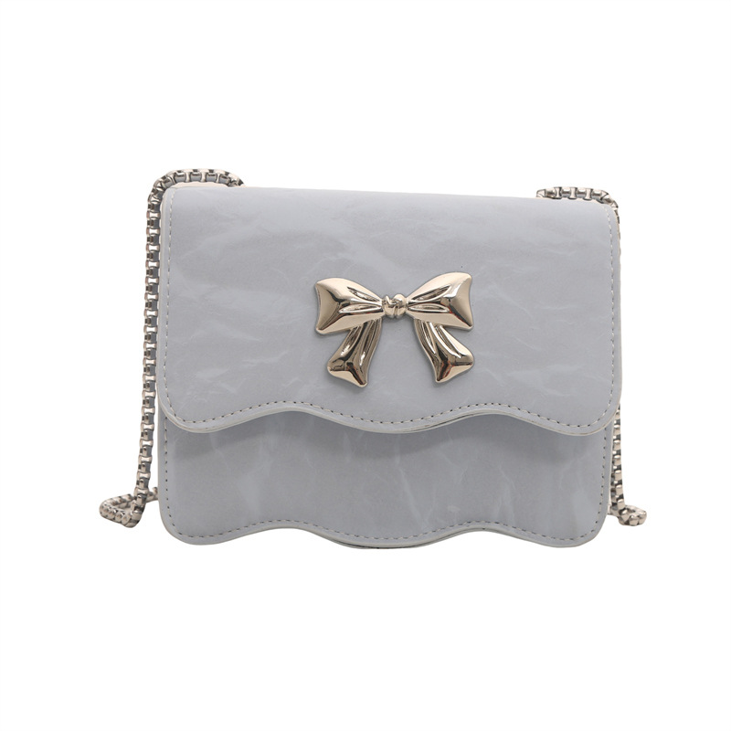 Trendy 2025 Mini Bowknot Crossbody Bag for Women - Ultra Lightweight Compact Square Handbag Simple Aesthetic Free Shipping Worldwide
